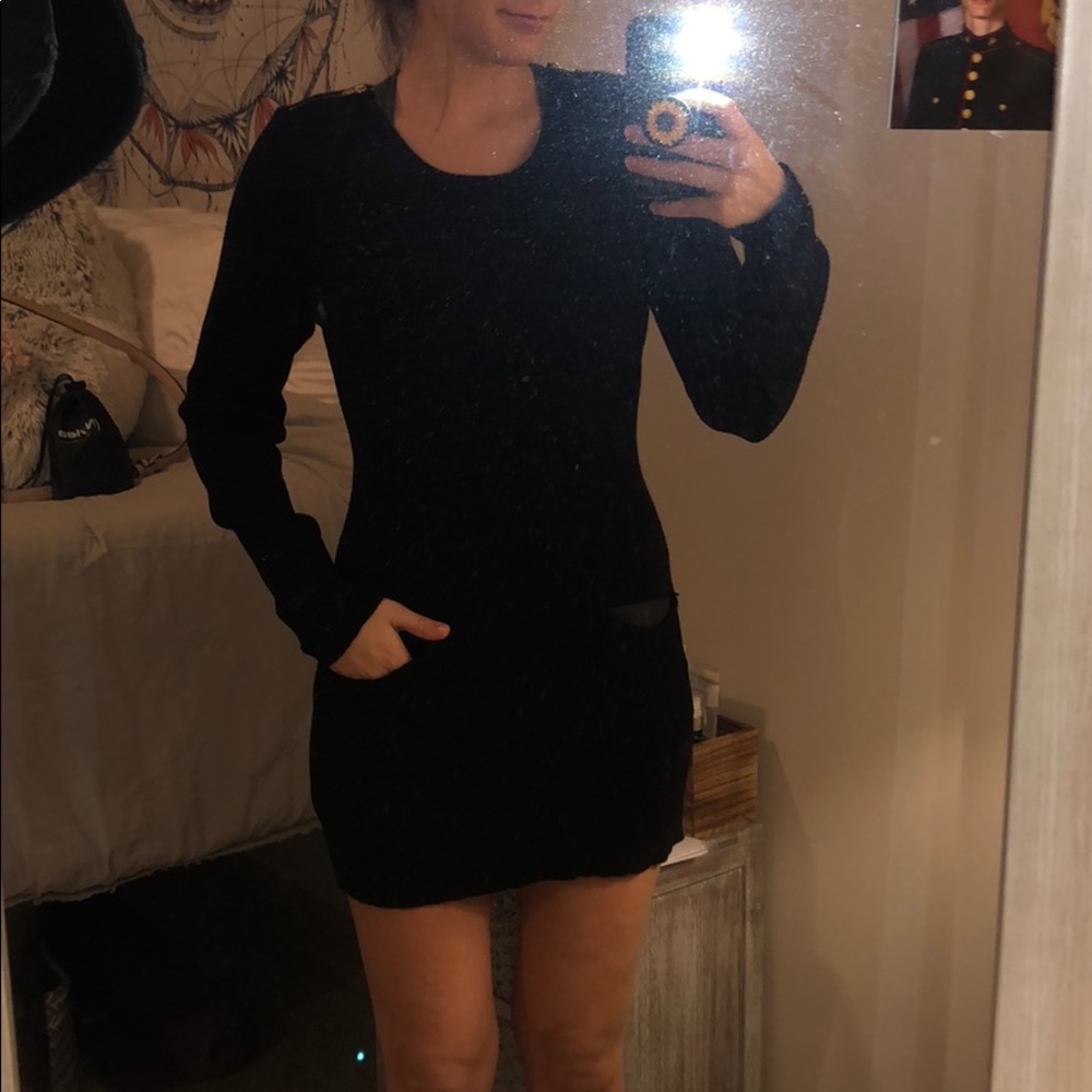 Short black dress